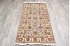 Jaipur Beige Hand Knotted 210 X 50  Area Rug 905-147247 Thumb 1