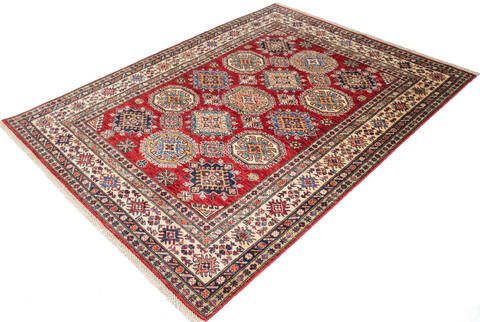 Kazak Red Hand Knotted 411 X 67 Area Rug 700-147250 Image 2