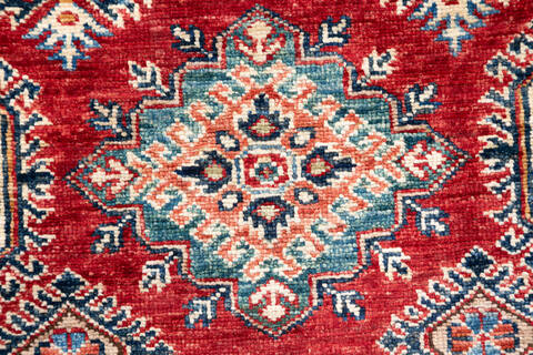 Kazak Red Hand Knotted 411 X 67 Area Rug 700-147250 Image 5