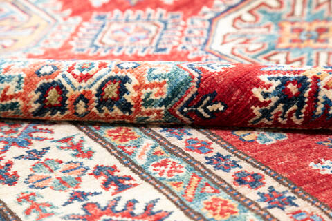 Kazak Red Hand Knotted 411 X 67 Area Rug 700-147250 Image 6