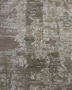 Jaipur Green Hand Knotted 8'1" X 10'2"  Area Rug 905-147254