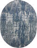 Jaipur Blue Oval Hand Knotted 82 X 104  Area Rug 905-147255 Thumb 0