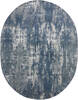 Jaipur Blue Oval Hand Knotted 82 X 104 Area Rug 905-147255 Thumb 0