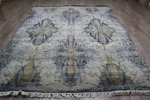 Jaipur Grey Hand Knotted 80 X 100 Area Rug 905-147256 Image 1