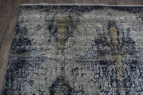Jaipur Grey Hand Knotted 80 X 100 Area Rug 905-147256 Image 5