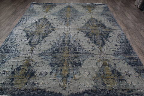Jaipur Grey Hand Knotted 80 X 100 Area Rug 905-147256 Image 7