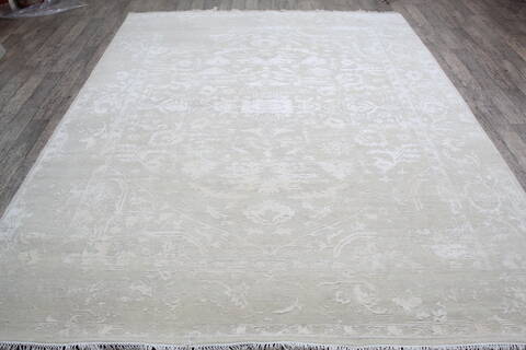 Jaipur White Hand Knotted 80 X 100 Area Rug 905-147257 Image 1