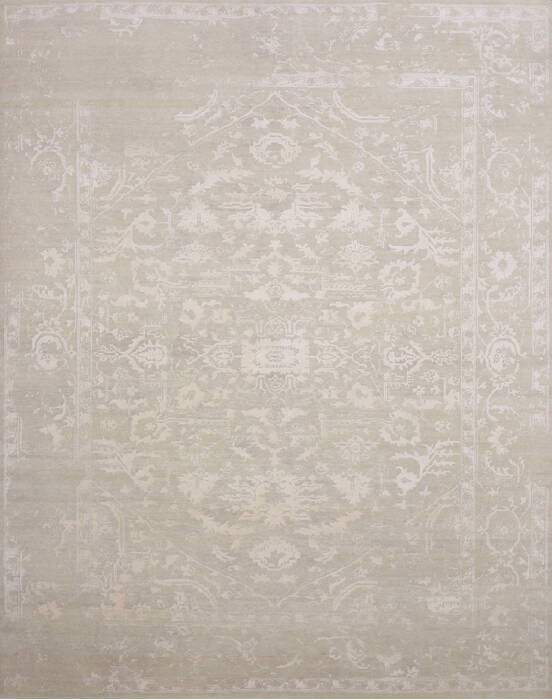 Jaipur White Hand Knotted 80 X 100 Area Rug 905-147257 Image 0