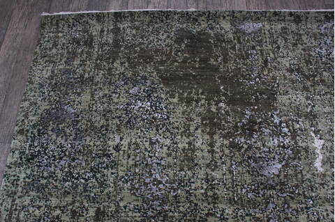 Jaipur Green Hand Knotted 81 X 101 Area Rug 905-147260 Image 5