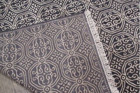 Jaipur Grey Hand Knotted 711 X 103 Area Rug 905-147262 Image 8