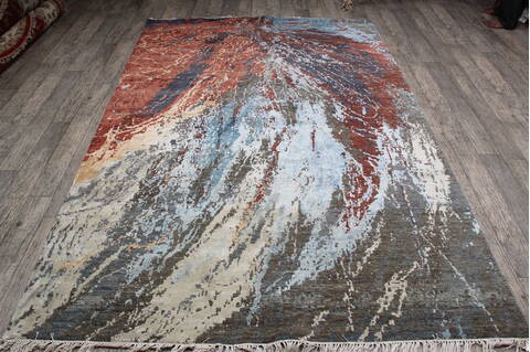 Jaipur Grey Hand Knotted 60 X 90 Area Rug 905-147263 Image 1