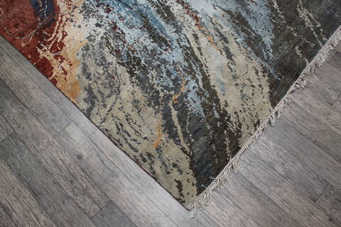 Jaipur Grey Hand Knotted 60 X 90 Area Rug 905-147263 Image 6