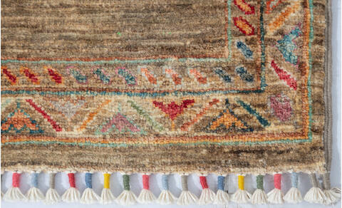 Chobi Brown Hand Knotted 57 X 80 Area Rug 700-147264 Image 3