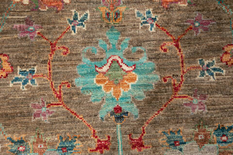 Chobi Brown Hand Knotted 57 X 80 Area Rug 700-147264 Image 4
