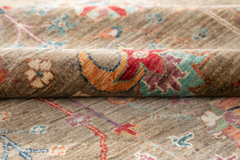 Chobi Brown Hand Knotted 57 X 80 Area Rug 700-147264 Image 6