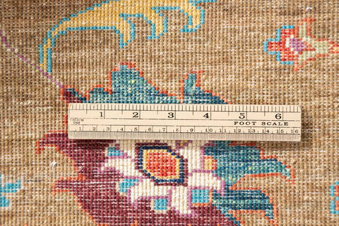 Chobi Yellow Hand Knotted 56 X 79 Area Rug 700-147265 Image 7
