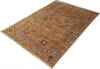 Chobi Yellow Hand Knotted 56 X 79 Area Rug 700-147265 Thumb 2