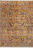 Chobi Yellow Hand Knotted 56 X 79  Area Rug 700-147265 Thumb 0