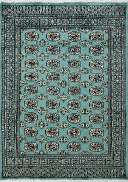 Bokhara Green Hand Knotted 48 X 65 Area Rug 700-147266 Image 0