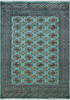 Bokhara Green Hand Knotted 48 X 65 Area Rug 700-147266 Thumb 0