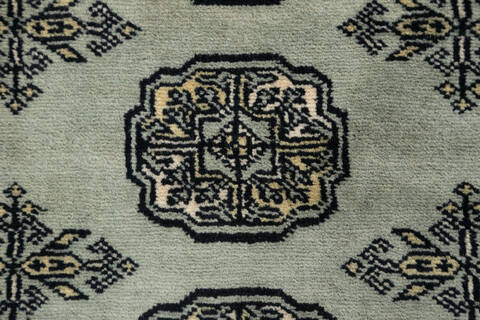 Bokhara Green Hand Knotted 48 X 67 Area Rug 700-147267 Image 5