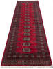 Bokhara Red Runner Hand Knotted 27 X 911  Area Rug 700-147268 Thumb 1