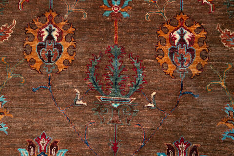 Chobi Brown Hand Knotted 57 X 83 Area Rug 700-147269 Image 6