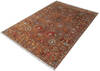 Chobi Brown Hand Knotted 57 X 83  Area Rug 700-147269 Thumb 2