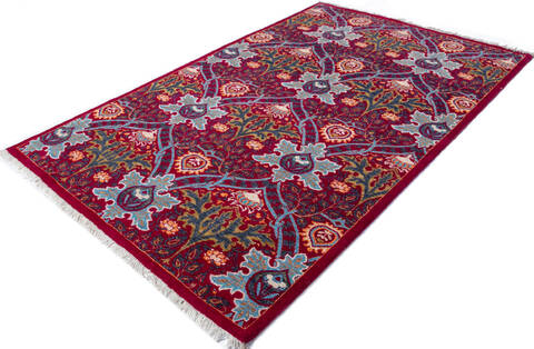 Chobi Red Hand Knotted 51 X 80 Area Rug 700-147273 Image 2