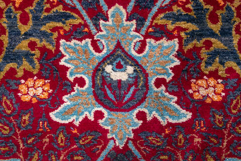 Chobi Red Hand Knotted 51 X 80 Area Rug 700-147273 Image 3