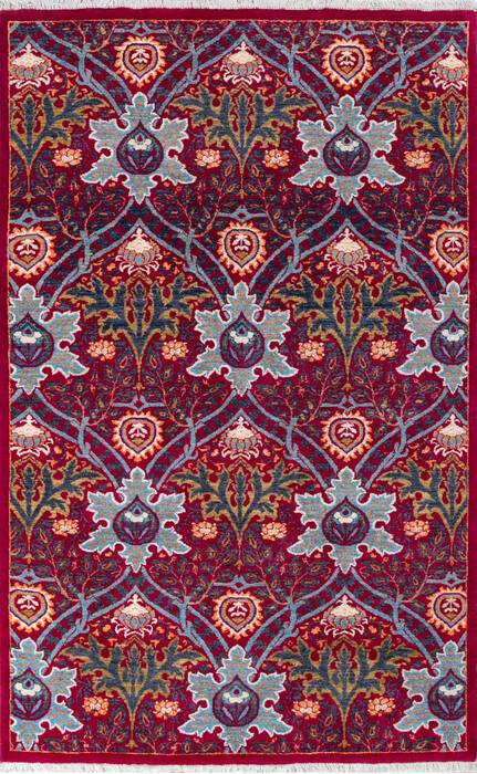 Chobi Red Hand Knotted 51 X 80 Area Rug 700-147273 Image 0