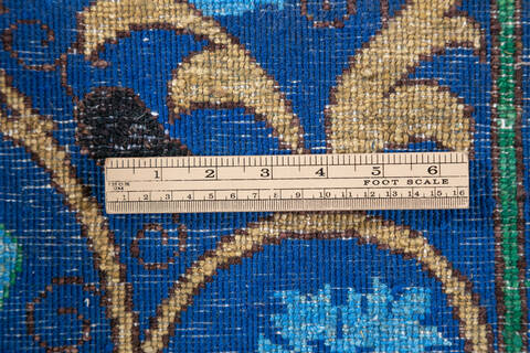 Chobi Blue Hand Knotted 69 X 911 Area Rug 700-147275 Image 7