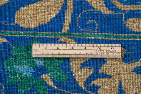 Chobi Blue Hand Knotted 68 X 911 Area Rug 700-147276 Image 5