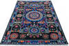 Chobi Black Hand Knotted 62 X 91 Area Rug 700-147277 Thumb 1