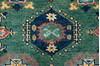 Kazak Green Hand Knotted 40 X 510  Area Rug 700-147278 Thumb 4