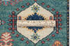 Kazak Green Hand Knotted 40 X 510  Area Rug 700-147278 Thumb 7