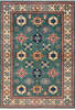 Kazak Green Hand Knotted 40 X 510  Area Rug 700-147278 Thumb 0