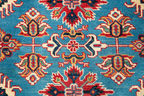 Kazak Blue Hand Knotted 410 X 64  Area Rug 700-147279 Image 5