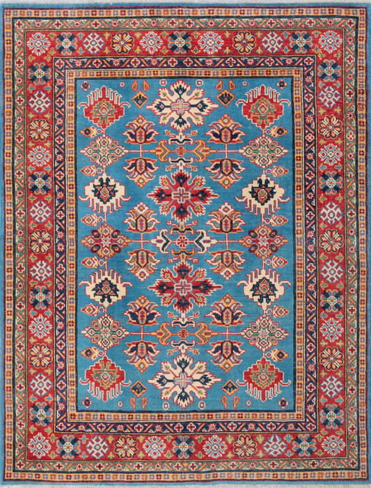 Kazak Blue Hand Knotted 410 X 64  Area Rug 700-147279 Image 0