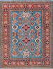 Kazak Blue Hand Knotted 410 X 64 Area Rug 700-147279 Thumb 0