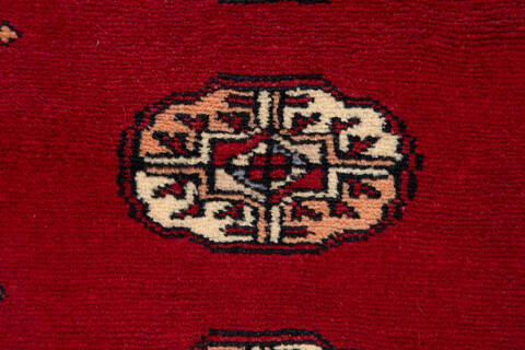 Bokhara Red Runner Hand Knotted 29 X 161 Area Rug 700-147284 Image 4