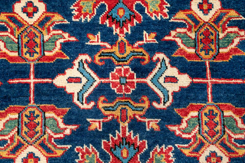 Kazak Blue Hand Knotted 56 X 710 Area Rug 700-147286 Image 5
