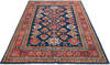 Kazak Blue Hand Knotted 56 X 710  Area Rug 700-147286 Thumb 1