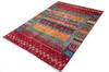 Chobi Red Hand Knotted 57 X 82  Area Rug 700-147288 Thumb 2