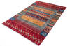 Chobi Red Hand Knotted 57 X 82 Area Rug 700-147288 Thumb 2