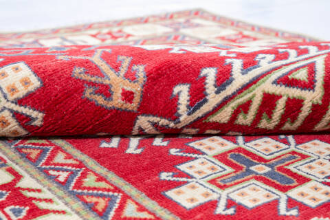 Kazak Red Hand Knotted 39 X 58 Area Rug 700-147293 Image 5