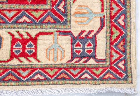 Kazak Red Hand Knotted 38 X 70 Area Rug 700-147295 Image 2
