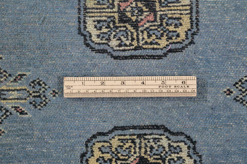 Bokhara Blue Hand Knotted 58 X 710 Area Rug 700-147296 Image 7