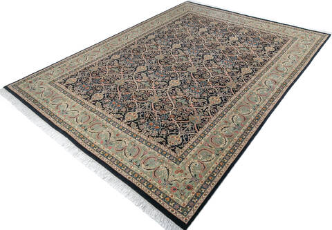 Pak-Persian Black Hand Knotted 90 X 120 Area Rug 700-147298 Image 2