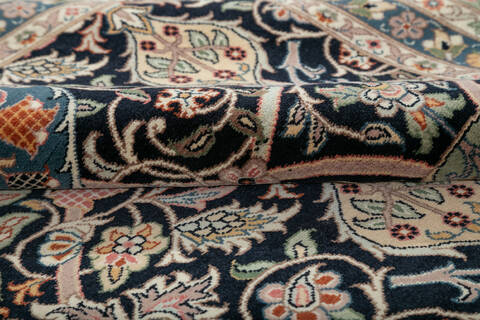 Pak-Persian Black Hand Knotted 90 X 120 Area Rug 700-147298 Image 8